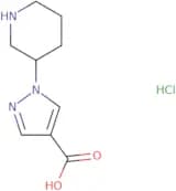 1-(Piperidin-3-yl)-1H-pyrazole-4-carboxylic acid hydrochloride