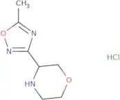 3-(5-Methyl-1,2,4-oxadiazol-3-yl)morpholine hydrochloride