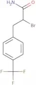 2-Bromo-3-[4-(trifluoromethyl)phenyl]propanamide