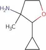 2-Cyclopropyl-3-methyloxolan-3-amine