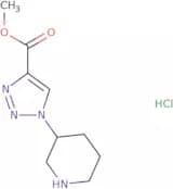 Methyl 1-(piperidin-3-yl)-1H-1,2,3-triazole-4-carboxylate hydrochloride
