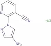 2-(4-Amino-1H-pyrazol-1-yl)pyridine-3-carbonitrile hydrochloride