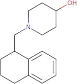 1-(1,2,3,4-Tetrahydronaphthalen-1-ylmethyl)piperidin-4-ol