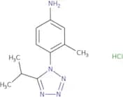 3-Methyl-4-[5-(propan-2-yl)-1H-1,2,3,4-tetrazol-1-yl]aniline hydrochloride
