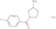 1-(4-Fluorobenzoyl)pyrrolidin-3-amine hydrochloride
