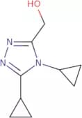 (Dicyclopropyl-4H-1,2,4-triazol-3-yl)methanol