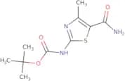tert-Butyl N-(5-carbamoyl-4-methyl-1,3-thiazol-2-yl)carbamate