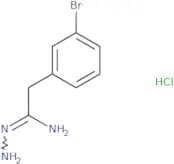 N-Amino-2-(3-bromophenyl)ethanimidamide hydrochloride