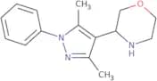 3-(3,5-Dimethyl-1-phenyl-1H-pyrazol-4-yl)morpholine