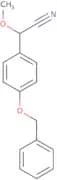 2-[4-(Benzyloxy)phenyl]-2-methoxyacetonitrile