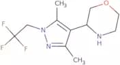 3-[3,5-Dimethyl-1-(2,2,2-trifluoroethyl)-1H-pyrazol-4-yl]morpholine