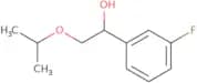 1-(3-Fluorophenyl)-2-(propan-2-yloxy)ethan-1-ol