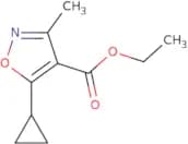 Ethyl 5-cyclopropyl-3-methyl-1,2-oxazole-4-carboxylate