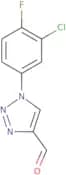 1-(3-Chloro-4-fluorophenyl)-1H-1,2,3-triazole-4-carbaldehyde
