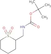 tert-Butyl N-[(1,1-dioxo-1λ⁶-thian-2-yl)methyl]carbamate