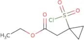 Ethyl 2-[1-(chlorosulfonyl)cyclopropyl]acetate
