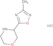 3-(3-Methyl-1,2,4-oxadiazol-5-yl)morpholine hydrochloride