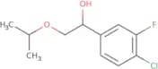 1-(4-Chloro-3-fluorophenyl)-2-(propan-2-yloxy)ethan-1-ol
