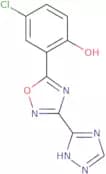 4-Chloro-2-[3-(4H-1,2,4-triazol-3-yl)-1,2,4-oxadiazol-5-yl]phenol