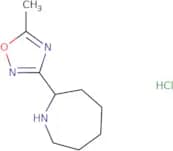 2-(5-Methyl-1,2,4-oxadiazol-3-yl)azepane hydrochloride