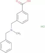3-{[Benzyl(methyl)amino]methyl}benzoic acid hydrochloride