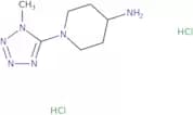 1-(1-Methyl-1H-1,2,3,4-tetrazol-5-yl)piperidin-4-amine dihydrochloride