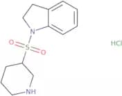 1-(Piperidine-3-sulfonyl)-2,3-dihydro-1H-indole hydrochloride