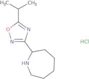 2-[5-(Propan-2-yl)-1,2,4-oxadiazol-3-yl]azepane hydrochloride