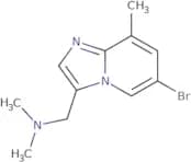 ({6-Bromo-8-methylimidazo[1,2-a]pyridin-3-yl}methyl)dimethylamine