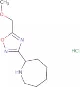 2-[5-(Methoxymethyl)-1,2,4-oxadiazol-3-yl]azepane hydrochloride
