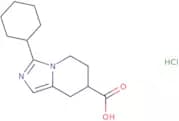 3-Cyclohexyl-5H,6H,7H,8H-imidazo[1,5-a]pyridine-7-carboxylic acid hydrochloride