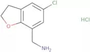 (5-Chloro-2,3-dihydro-1-benzofuran-7-yl)methanamine hydrochloride