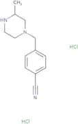 4-[(3-Methylpiperazin-1-yl)methyl]benzonitrile dihydrochloride