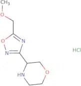 3-[5-(Methoxymethyl)-1,2,4-oxadiazol-3-yl]morpholine hydrochloride