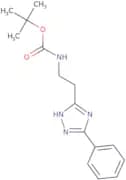 tert-Butyl N-[2-(5-phenyl-4H-1,2,4-triazol-3-yl)ethyl]carbamate