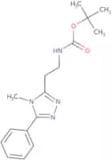 tert-Butyl N-[2-(4-methyl-5-phenyl-4H-1,2,4-triazol-3-yl)ethyl]carbamate