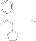 2-Cyclopentyl-1-(pyridin-2-yl)ethan-1-one hydrochloride