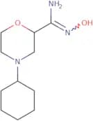 4-Cyclohexyl-N'-hydroxymorpholine-2-carboximidamide