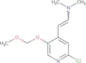 {2-[2-Chloro-5-(methoxymethoxy)pyridin-4-yl]ethenyl}dimethylamine