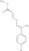 Methyl 3-({[amino(4-bromophenyl)methylidene]amino}oxy)prop-2-enoate