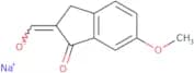 Sodium (6-methoxy-1-oxo-2,3-dihydro-1H-inden-2-ylidene)methanolate