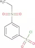 3-(Ethanesulfonyl)benzene-1-sulfonyl chloride