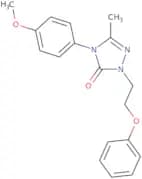 4-(4-Methoxyphenyl)-5-methyl-2-(2-phenoxyethyl)-2,4-dihydro-3H-1,2,4-triazol-3-one