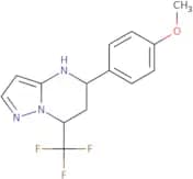 5-(4-Methoxyphenyl)-7-(trifluoromethyl)-4,5,6,7-tetrahydropyrazolo[1,5-a]pyrimidine