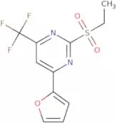 2-(Ethanesulfonyl)-4-(furan-2-yl)-6-(trifluoromethyl)pyrimidine