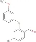 4-Bromo-2-[(3-methoxyphenyl)sulfanyl]benzaldehyde