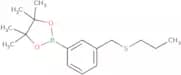 4,4,5,5-Tetramethyl-2-{3-[(propylsulfanyl)methyl]phenyl}-1,3,2-dioxaborolane