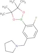 2-Fluoro-5-pyrrolidinomethylphenylboronic acid, pinacol ester