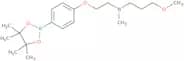 (3-Methoxypropyl)(methyl){2-[4-(tetramethyl-1,3,2-dioxaborolan-2-yl)phenoxy]ethyl}amine