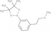 2-[3-(2-Methoxyethyl)phenyl]-4,4,5,5-tetramethyl-1,3,2-dioxaborolane